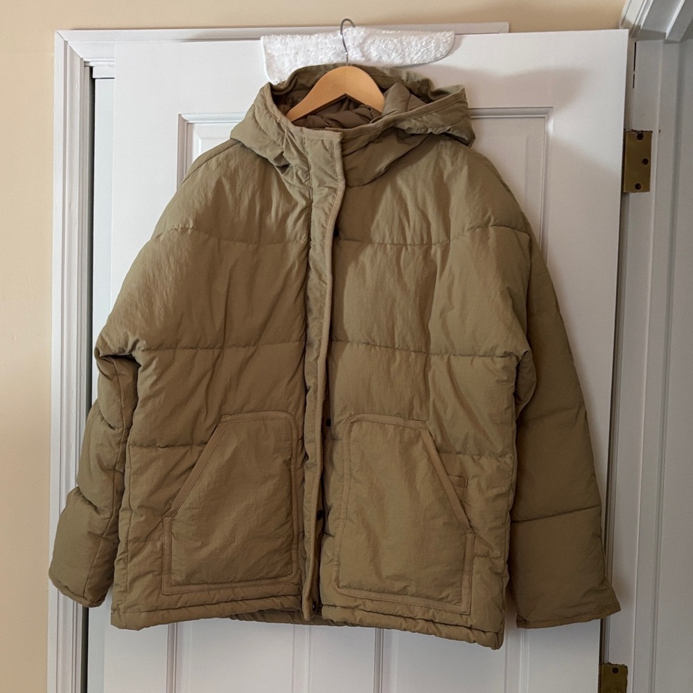 Madewell Taupe winter jacket size XL.
